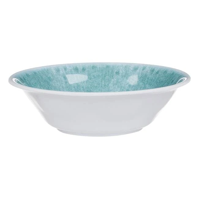 Bol din Melamina Turcoaz Scallop 0.72L