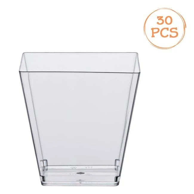 Комплект купи patrate reutilizabile transparente 240ml - 30buc