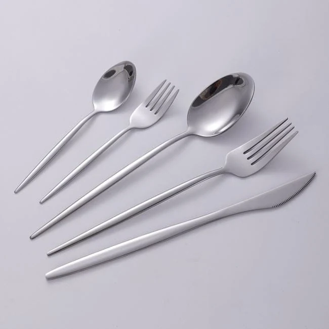 Cutite de masa din otel inoxidabil "slim" 22cm - 3buc, imagine 3