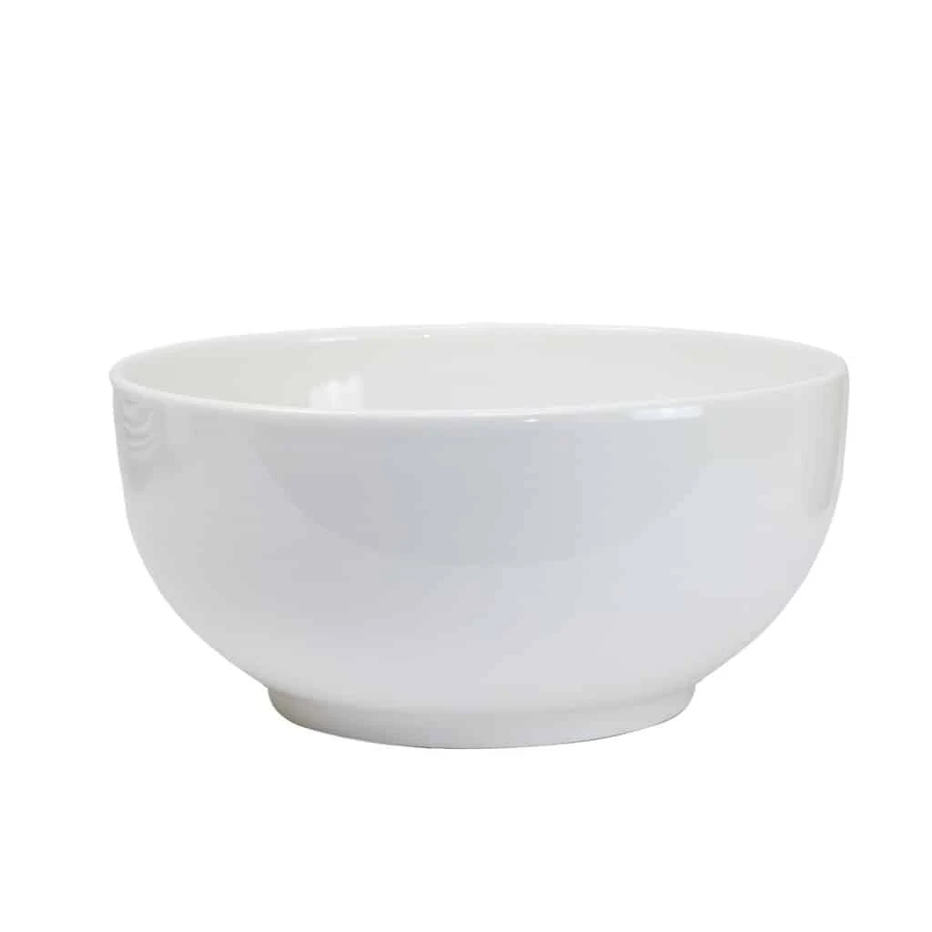Salad bowl porcelain white 3500 ml