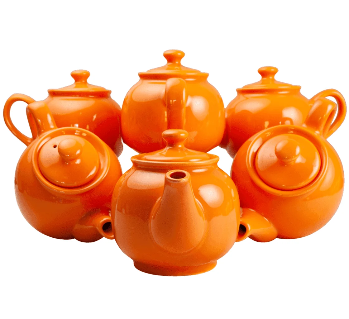 Set 6 ceainice de 600 ml, orange tropical