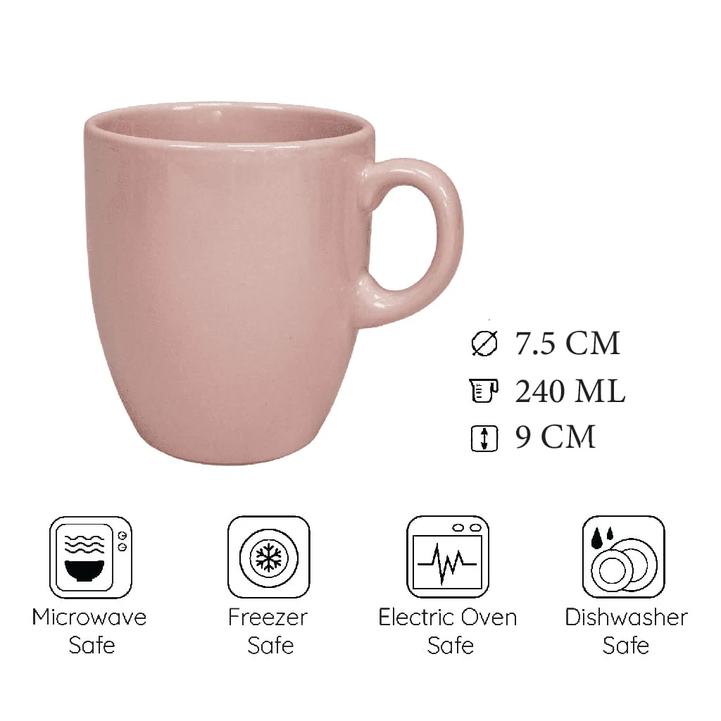 Cana roz pal 240 ml, imagine 2