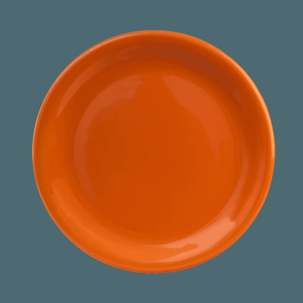 Farfurie desert portocalie 19 cm, imagine 4