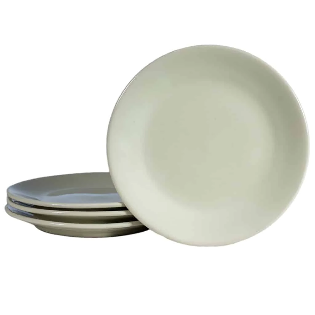 Set 4 Teller Dessert creme ivoire, 20 cm