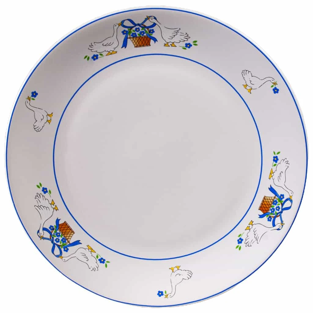 Tányér intinsa 26 cm fehér pur  decor gaste