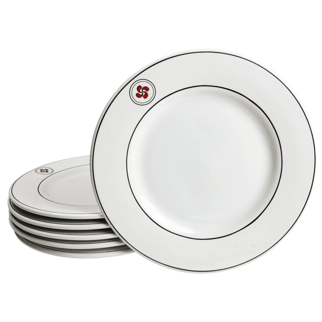 Servire chic: Set 6 Teller Dessert mit design modern