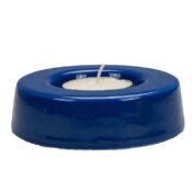 Suport de lumânări Albastru Ultramarin, Ceramica, Ø 9.4 cm