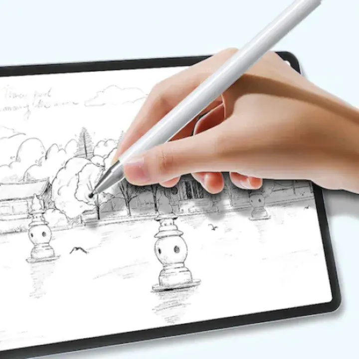 Stylus Pen Andowl, Android, iOS, Windows, compatibil cu toate dispozitivele cu ecran tactil, picteaza, deseneaza, scrie, negru