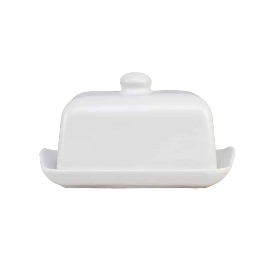 Suport de unt, 11.5x17.5x12.5 cm, Alb