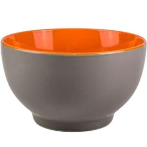 Bol Gri Portocaliu Ceramic 650ml