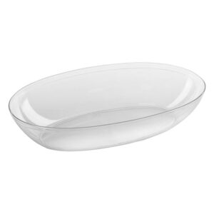 Platou de Plastic Transparent 26x16x5.5cm