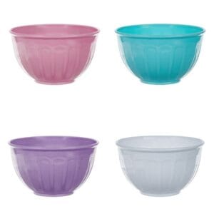 Boluri Inghetata din Plastic Colorate 240ml - 4buc