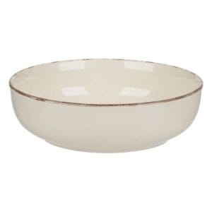 Farfurie Adanca Ceramica Bej Nordic Style Ø20cm