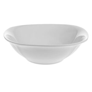 Bol Patrat Alb din Portelan 1.75L