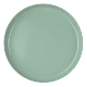 Farfurie din Plastic Verde - Verde Menta cu Dungi Ø21.5cm
