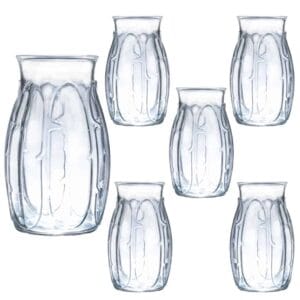 Set 6 pahare din sticla de 500 ml, Cesiro