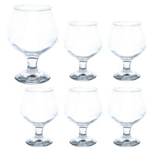 Set 6 pahare de 240 ml din sticla, Cesiro