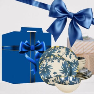 Set farfurii Hawaii, decor exclusiv italian, 12 piese, pentru 4 persoane.