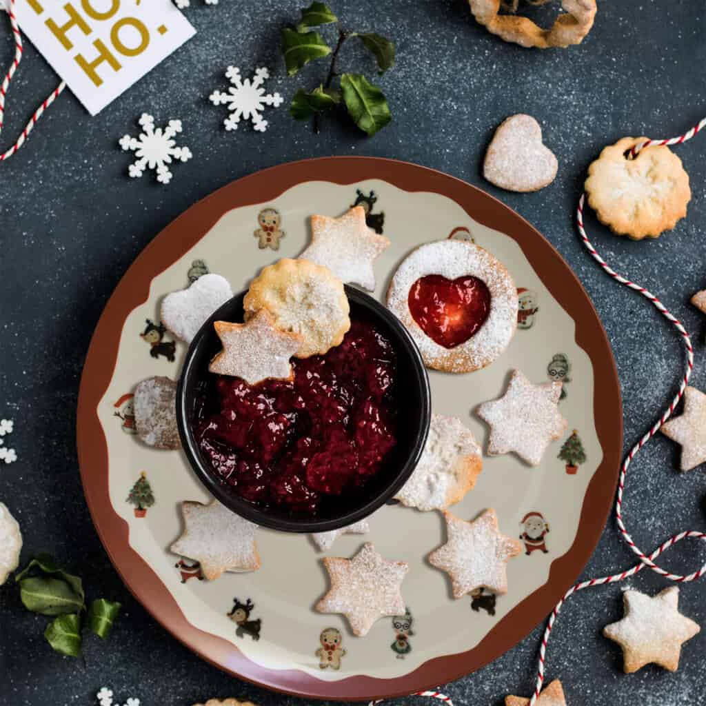 Set farfurii 18 piese, 6 persoane, Christmas Time, Multicolor - imagine 5