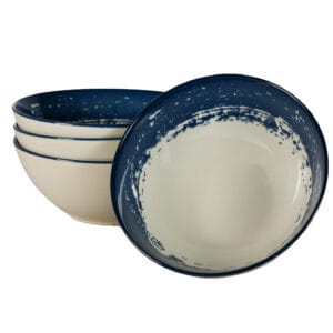Set 4 boluri 600 ml Maritim Alb Ivoire Bluemarin