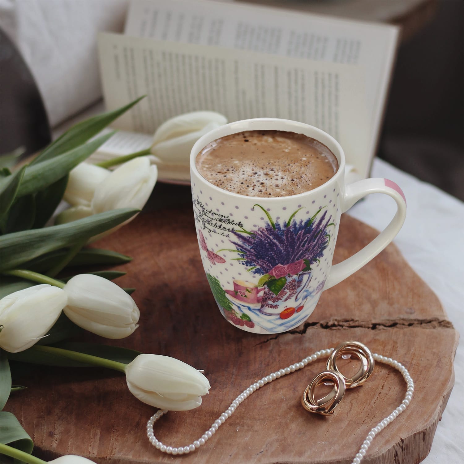 Cană Elegantă 350 ml în Cutie - Cadou Perfect pentru Atmosferă Cozy - imagine 4