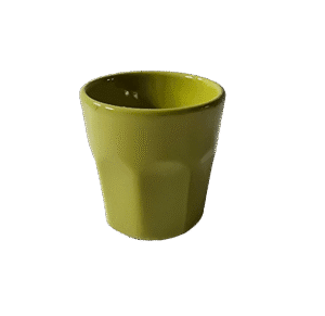 Paharel ceramica, 70 ml, Verde