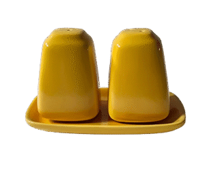 Set pentru sare/piper, 12.5 cm, Galben