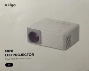 O1 Projector, Full HD 1080p, with Tripod and HDMI Cable, 13.6 x 11 x 5.8 cm - imagine 2