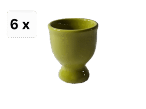 Set 6 suporturi de ou, 6.5 cm, Verde Mar