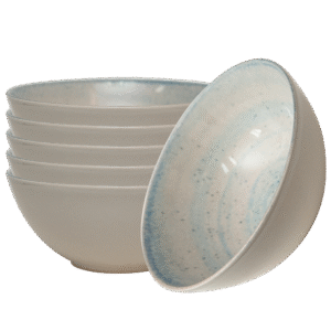 Set 6 boluri, 600 ml, Marshmallow, Cesiro, Multicolor