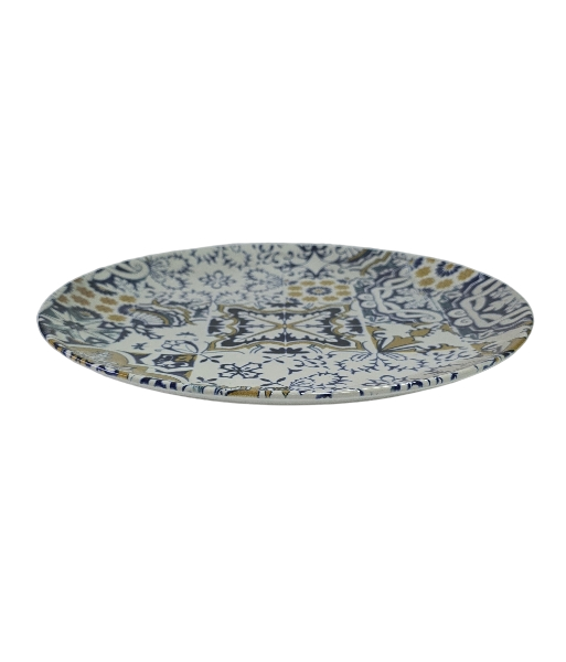 Farfurie intinsa, 26 cm, Mosaico Lussuoso, Ivoire decorat - imagine 3