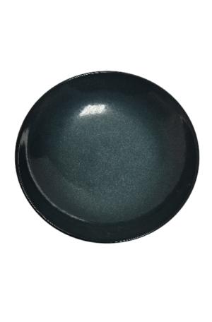 Farfurie adanca, 21 cm, Deep Watter, Ivoire/Turcoaz inchis