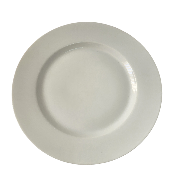 Farfurie intinsa, 27 cm, Potelan, Cesiro, Alb - imagine 2