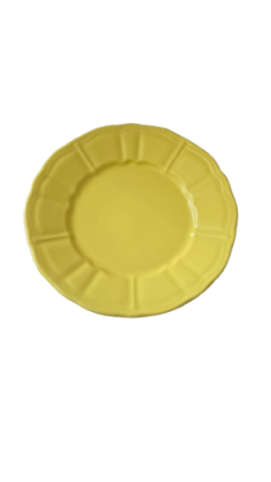 Farfurie desert, 20.5 cm, Cesiro, Galben mustar