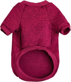 Pulover pentru câini  XXXL, pulovere pentru câini extra mari, pulovere din fleece mari, hanorace pentru câini, pulover cald și moale de iarnă pentru animale de companie, masculi și femele de rasă mare, visiniu