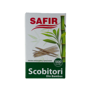 Scobitori lemn ambalate in hartie, 1000 buc/cutie