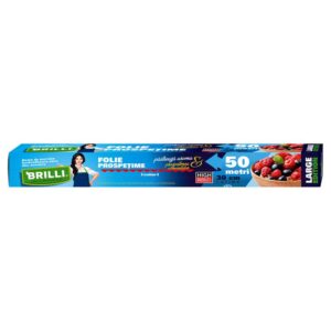 Folie alimentara stretch Brilli, 50mx30cm, cutie cutter