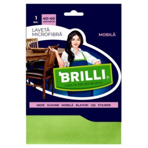 Laveta microfibra pentru mobila Brilli, 40x40cm