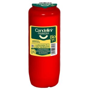 Candela plastic Candellini BIO 11 Rosu