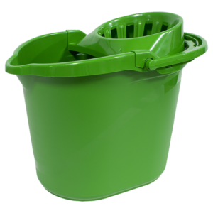 Galeata cu storcator, in culori HACCP - verde 15l