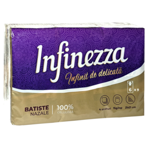 Batiste nazale Infinezza,4 straturi, 6 pachete/set