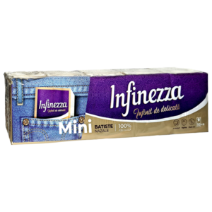Batiste nazale Infinezza, Mini pocket, 4 straturi, 10 pachete/set