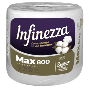 Prosop hartie monorola Infinezza Max 800, 2 straturi, 346 foi