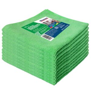 Laveta microfibra Misavan Universala, 40*40cm, 10buc/set, verde