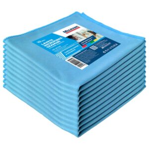 Laveta microfibra pentru geam Misavan, 40*40cm, 10buc/set, albastru
