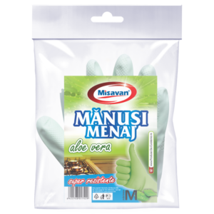 Manusi menaj cu aloe vera Misavan, M, 1 pereche/ set