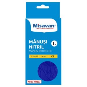 Manusi Nitril Blue 10/Set L