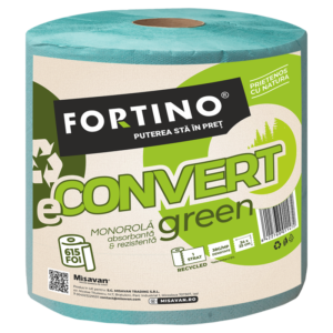 Prosop hartie monorola eConvert Green, Fortino, 1 strat, 615 foi