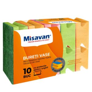 Burete vase canelat Misavan, 10 bucati/set