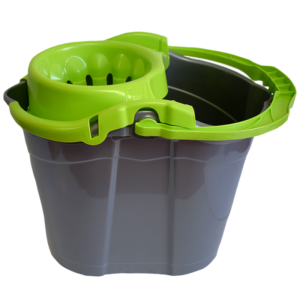 Galeata cu storcator Misavan, gri+verde, 14l